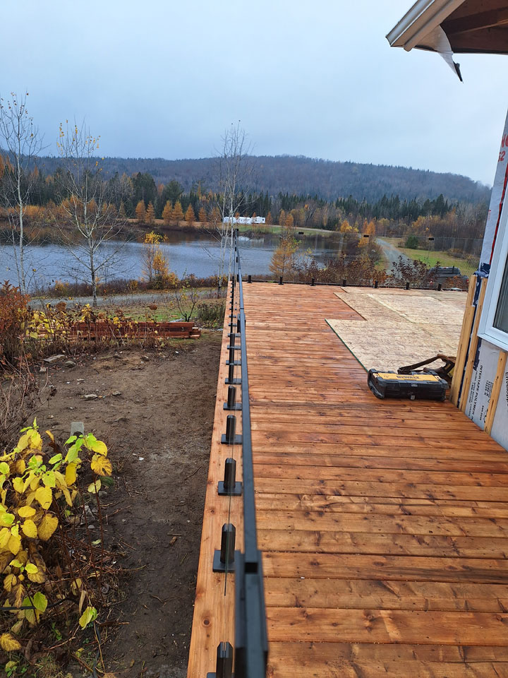 Balcon #22 Rampes de verre